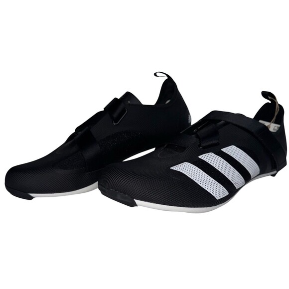 Adidas 3-Bolt The Indoor Cycling Bike Shoes Womens Size 5 Black White New - Picture 7 of 7